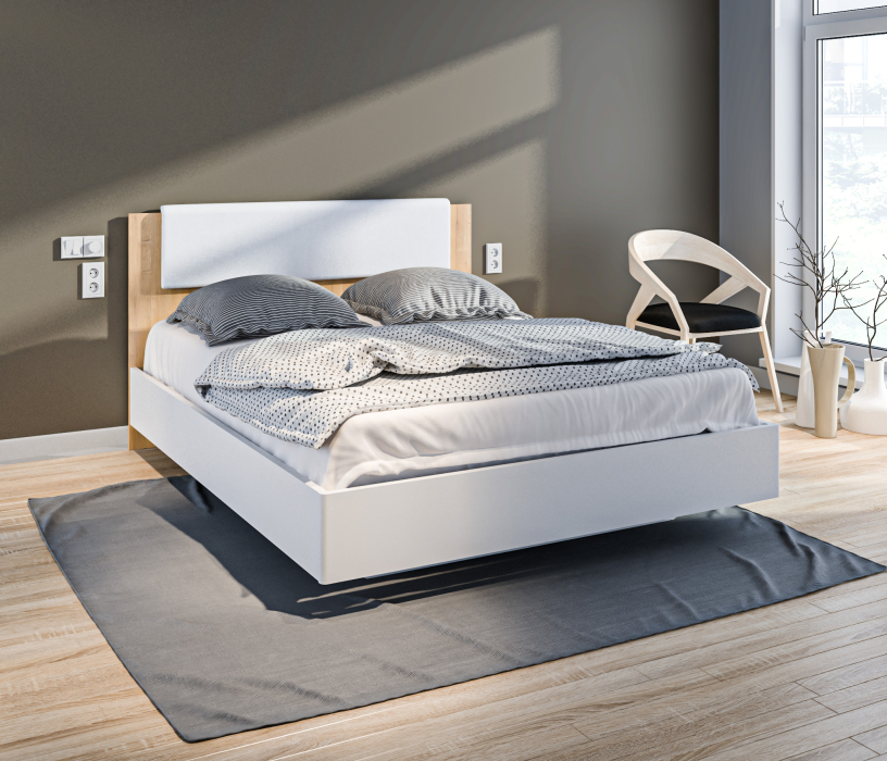 Кровати 160 см, Кровать Мальта СБ-3270 с матрасом Тропикана-Боннет плюс 1600*2000