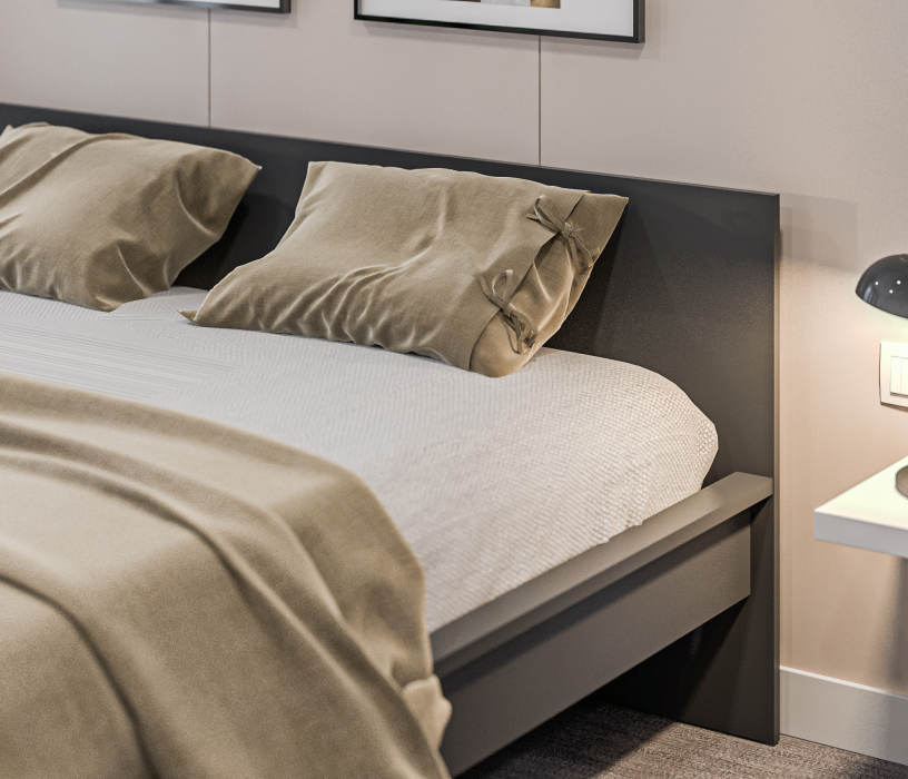 Кровати 160 см, Кровать (1600) Леон/Бруклин СБ-3369