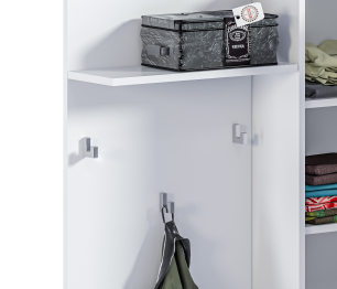 Прихожая Леон СБ-3478 Белый