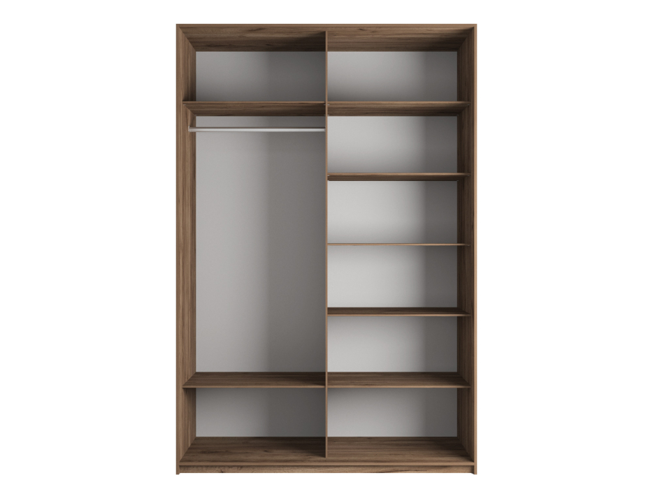 Шкафы-купе 2-х дверные, Шкаф-купе Эста 2-х дверный ДСП/Стекла фисташка/Доводчик 180х66х240