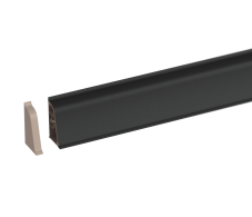 Аксессуары для кухни, Плинтус для столешниц черный матовый 3м ПВХ LB-381-6051 KORNER